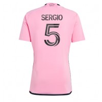 Maglia Calcio Inter Miami Sergio Busquets #5 Prima Divisa 2024-25 Manica Corta